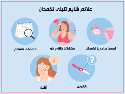 علائم و نشانه های تنبلی تخمدان چیست؟